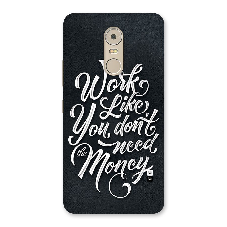Work Like King Back Case for Lenovo K6 Note