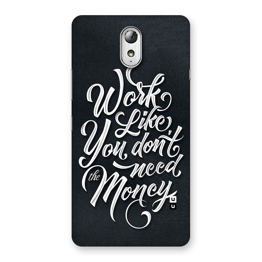 Work Like King Back Case for Lenovo Vibe P1M