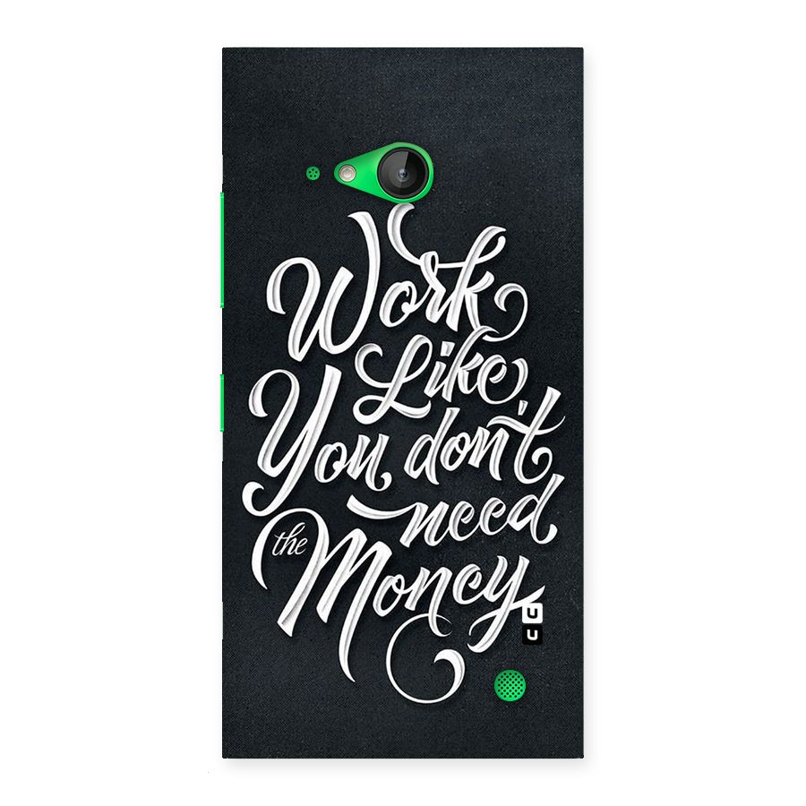 Work Like King Back Case for Lumia 730