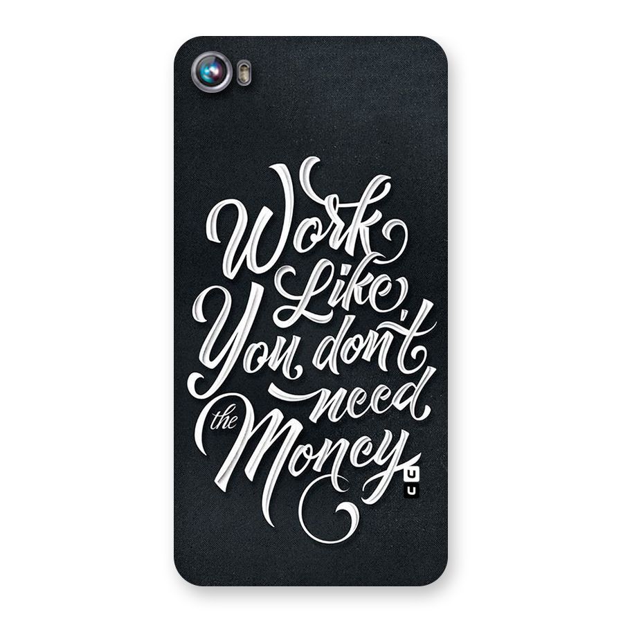 Work Like King Back Case for Micromax Canvas Fire 4 A107