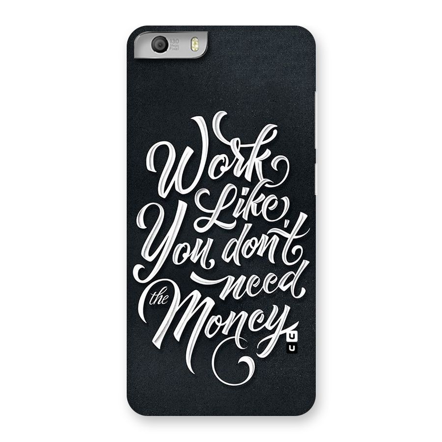 Work Like King Back Case for Micromax Canvas Knight 2