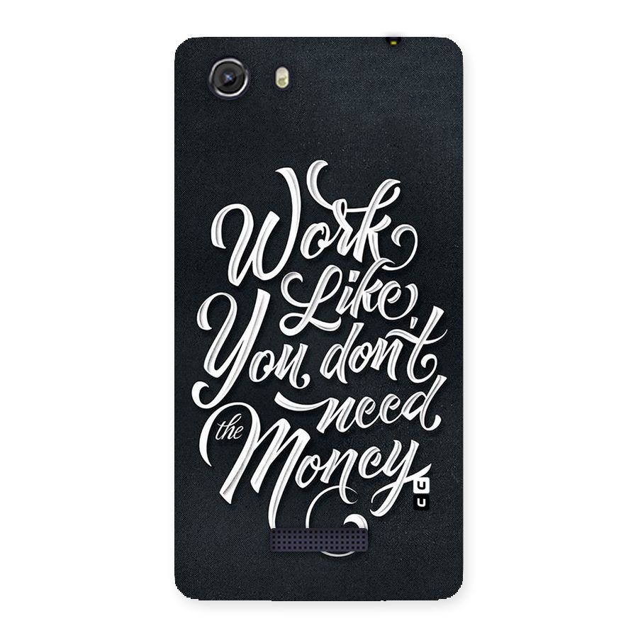 Work Like King Back Case for Micromax Unite 3