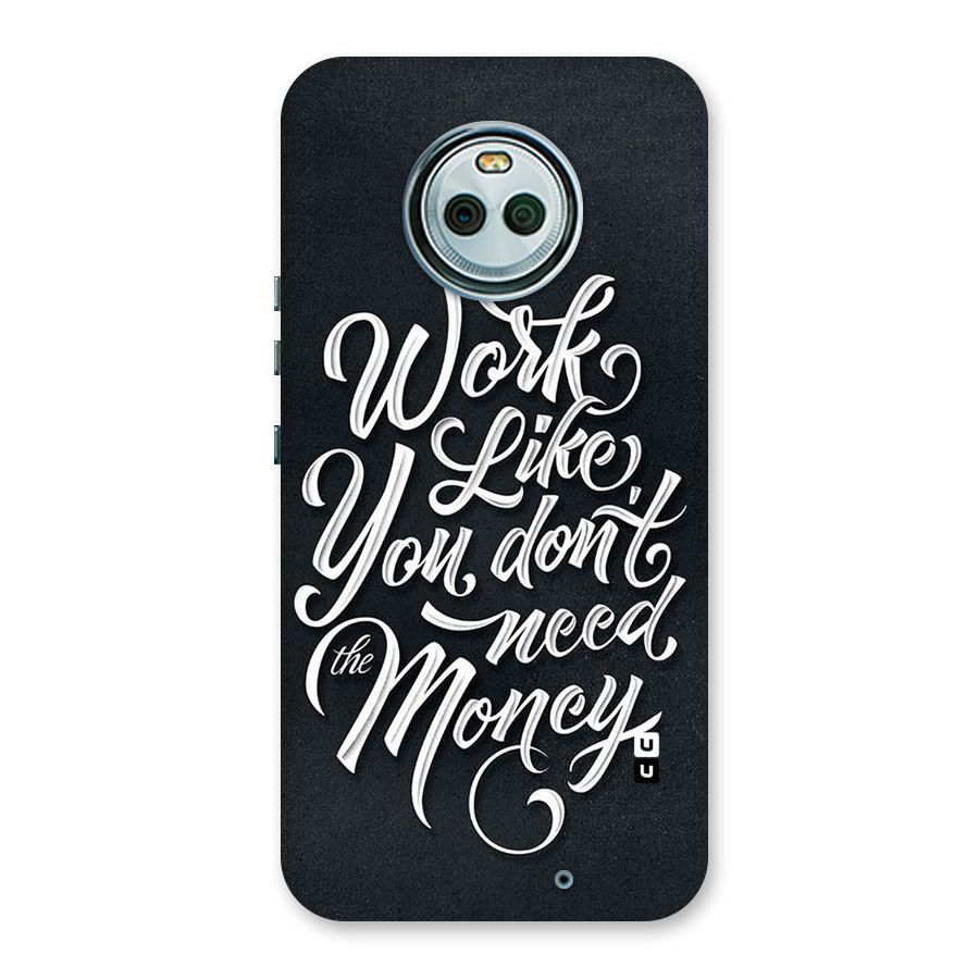 Work Like King Back Case for Moto X4