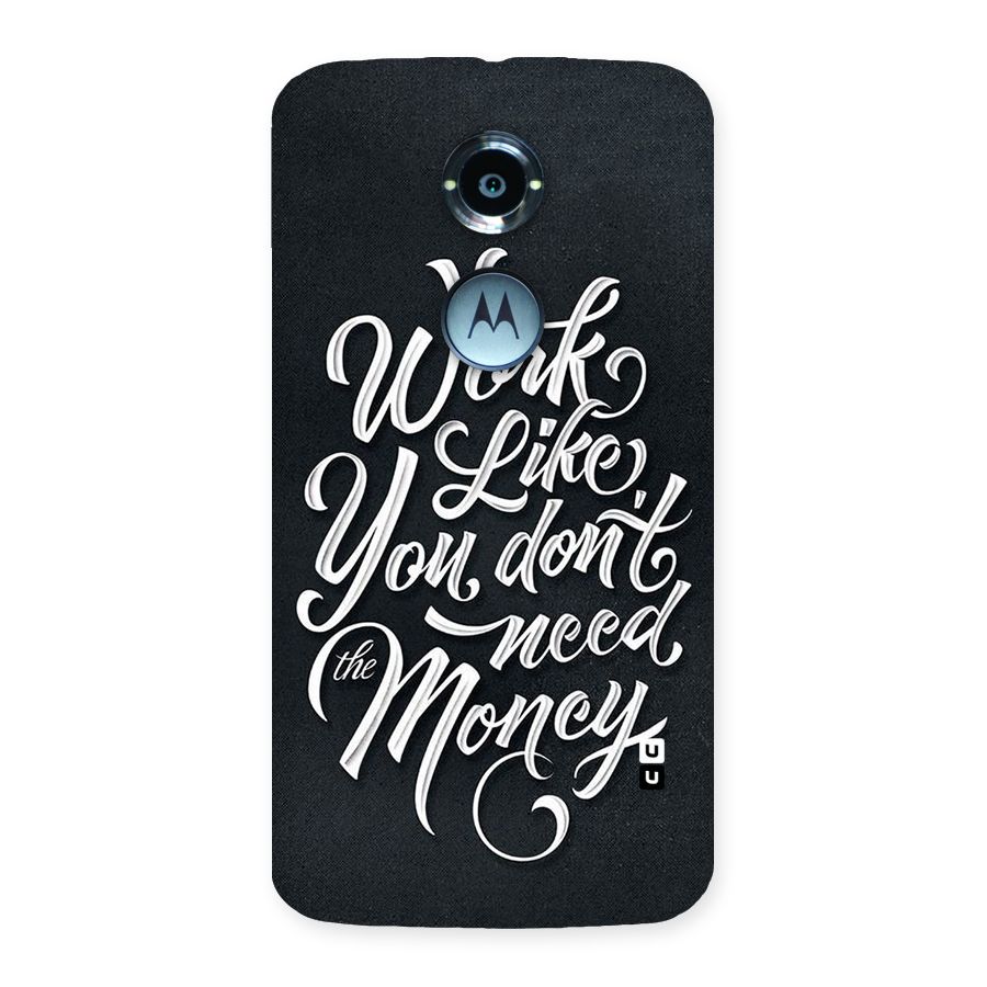Work Like King Back Case for Moto X 2nd Gen