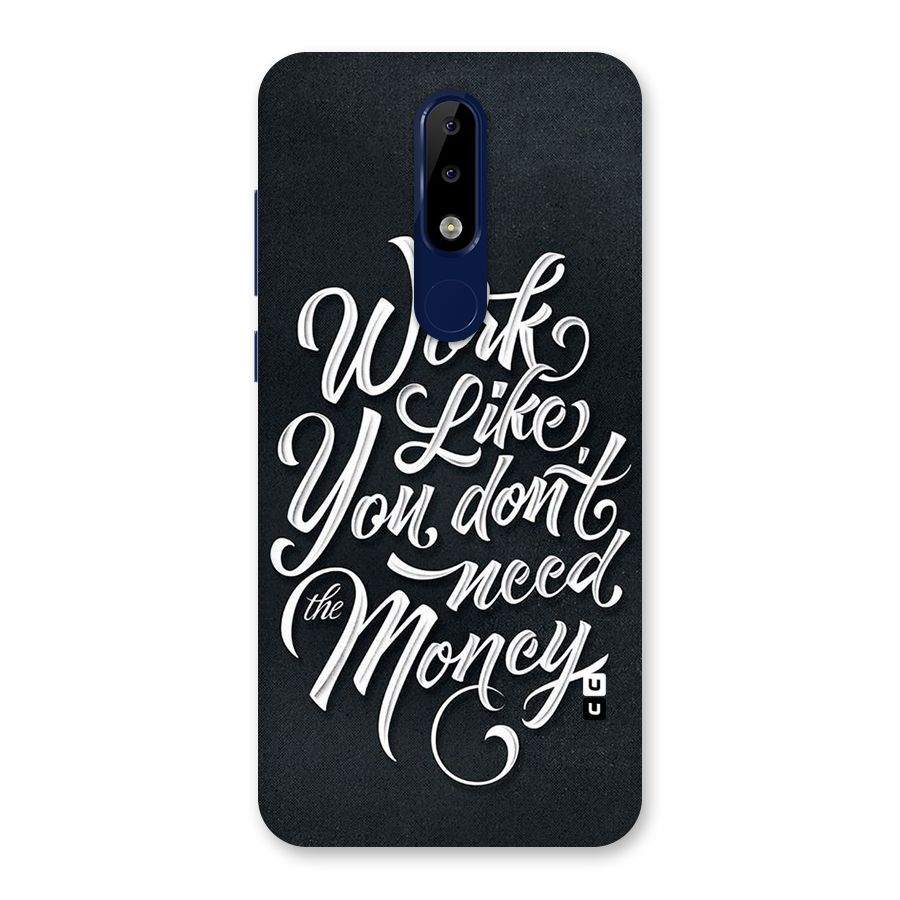 Work Like King Back Case for Nokia 5.1 Plus