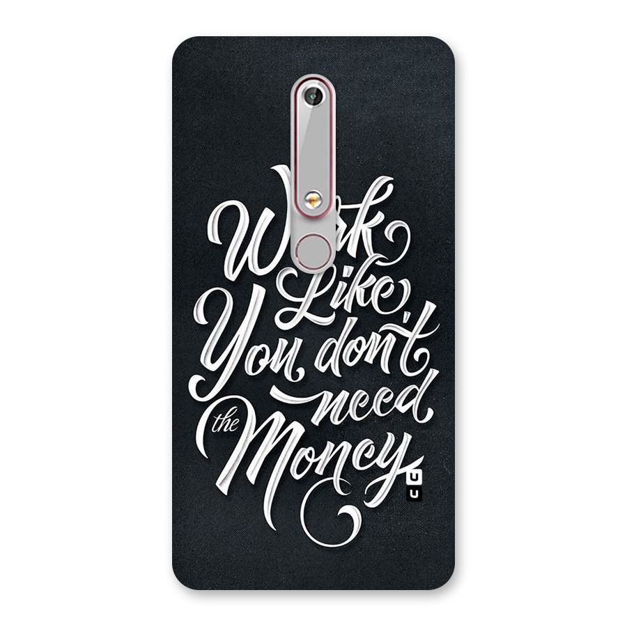 Work Like King Back Case for Nokia 6.1