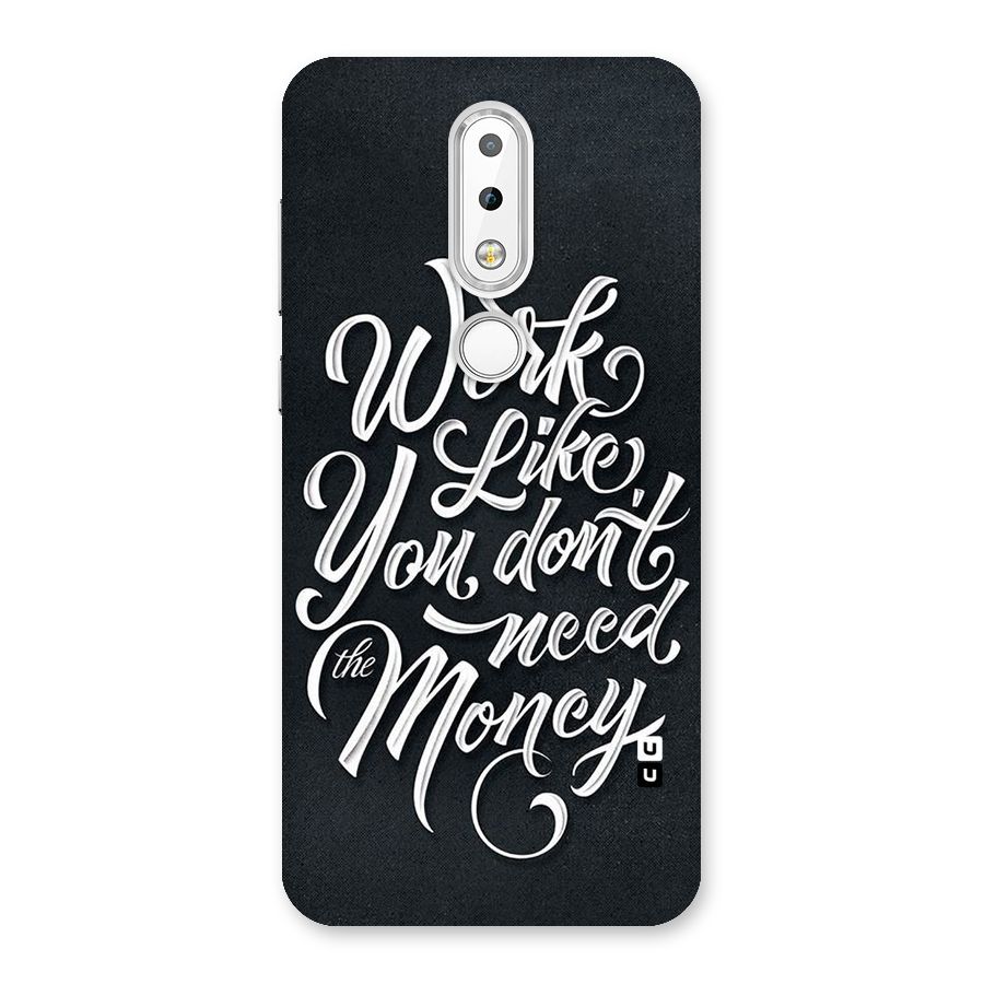 Work Like King Back Case for Nokia 6.1 Plus
