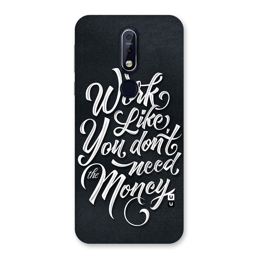 Work Like King Back Case for Nokia 7.1