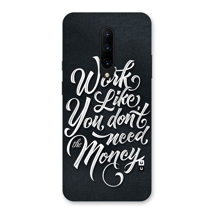 Work Like King Back Case for OnePlus 7 Pro