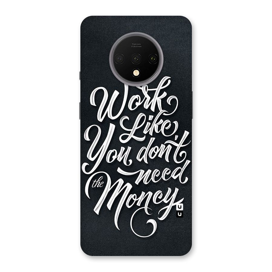 Work Like King Back Case for OnePlus 7T