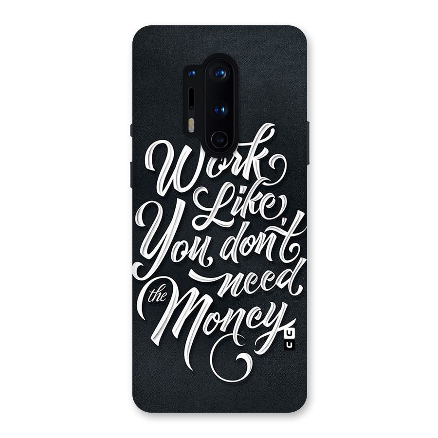 Work Like King Back Case for OnePlus 8 Pro