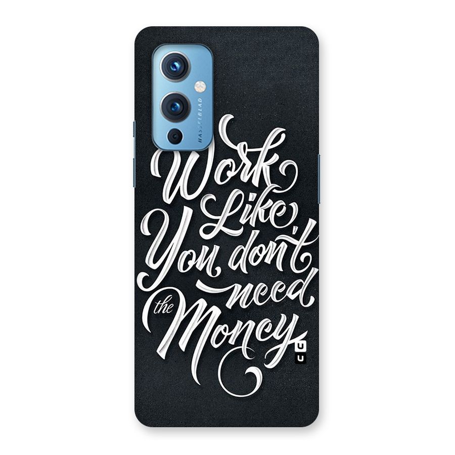 Work Like King Back Case for OnePlus 9