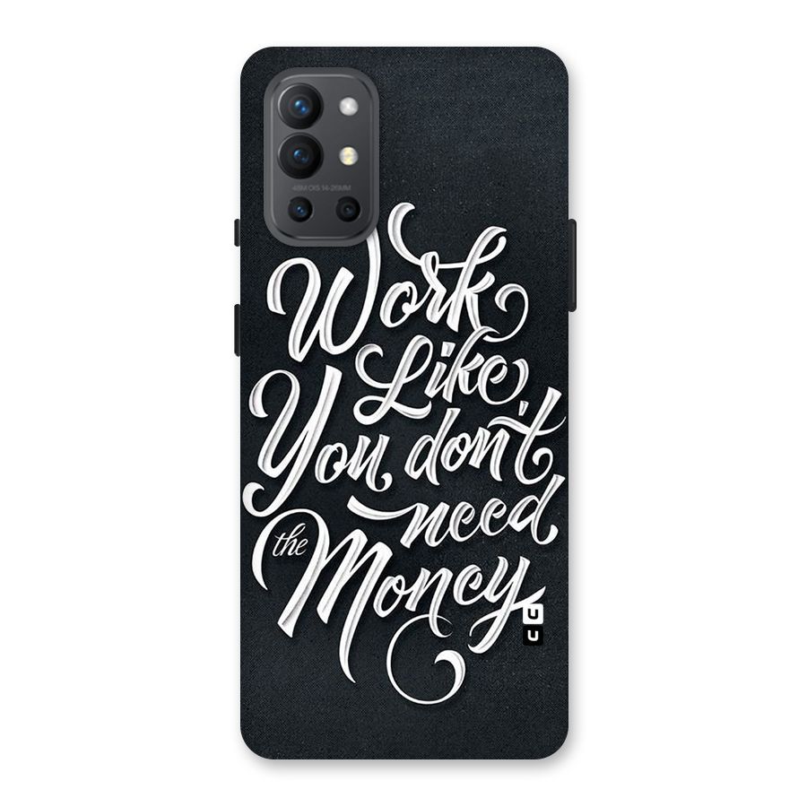 Work Like King Back Case for OnePlus 9R