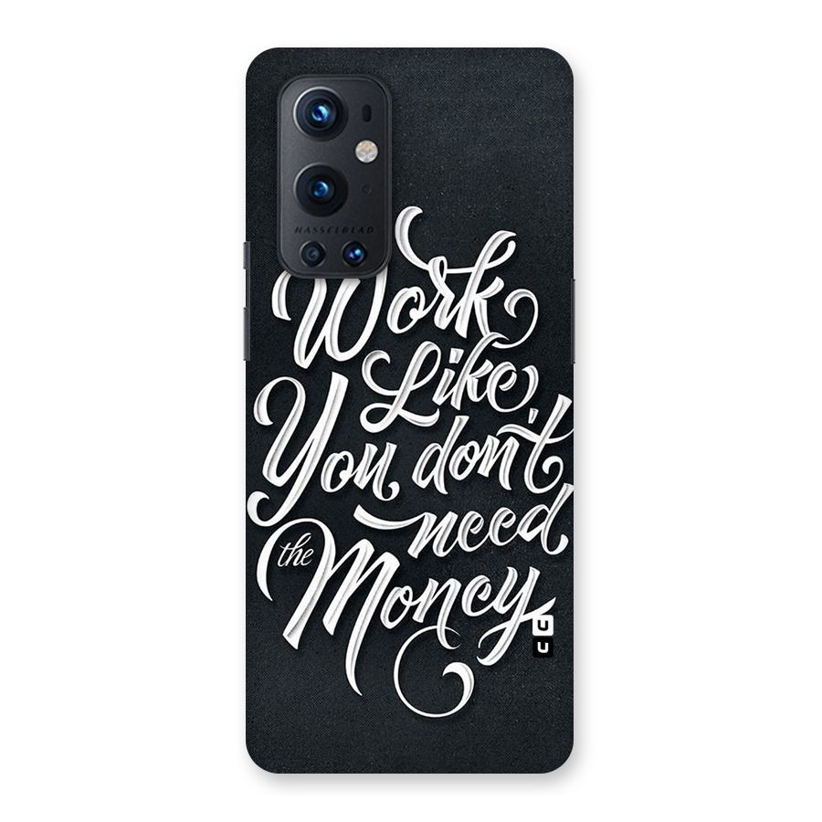 Work Like King Back Case for OnePlus 9 Pro