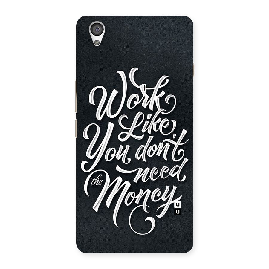 Work Like King Back Case for OnePlus X