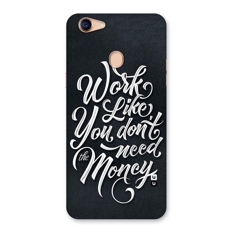 Work Like King Back Case for Oppo F5 Youth