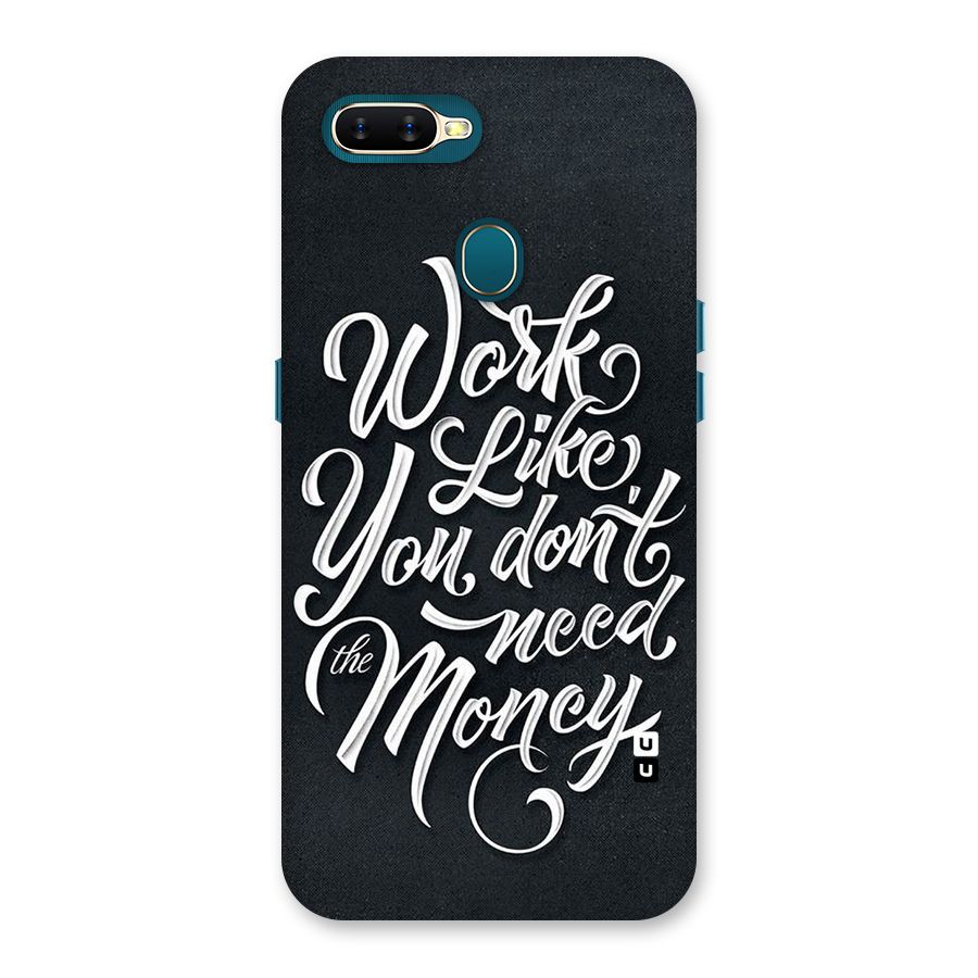 Work Like King Back Case for Oppo A11k