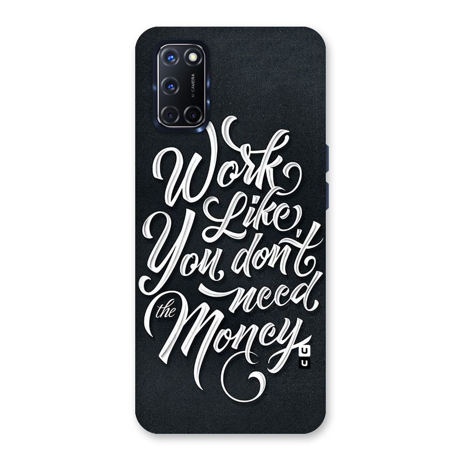 Work Like King Back Case for Oppo A52