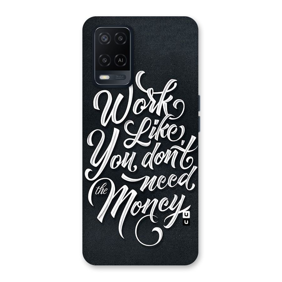 Work Like King Back Case for Oppo A54