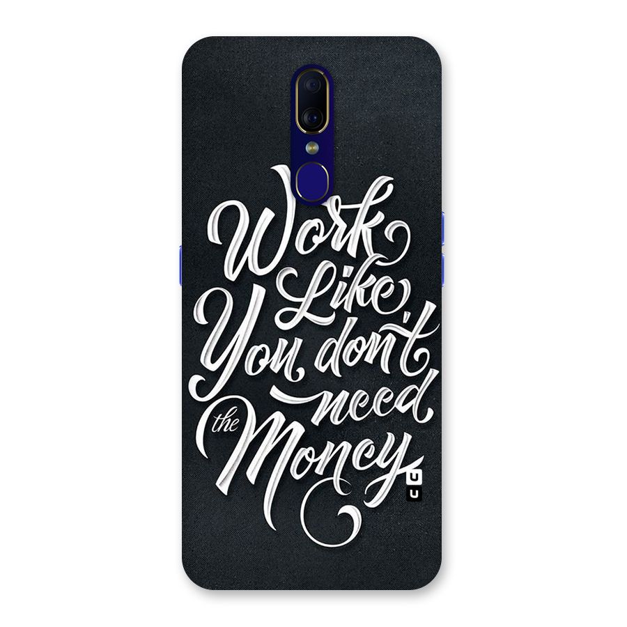 Work Like King Back Case for Oppo A9