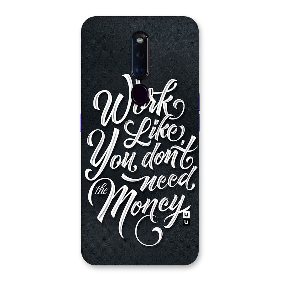 Work Like King Back Case for Oppo F11 Pro