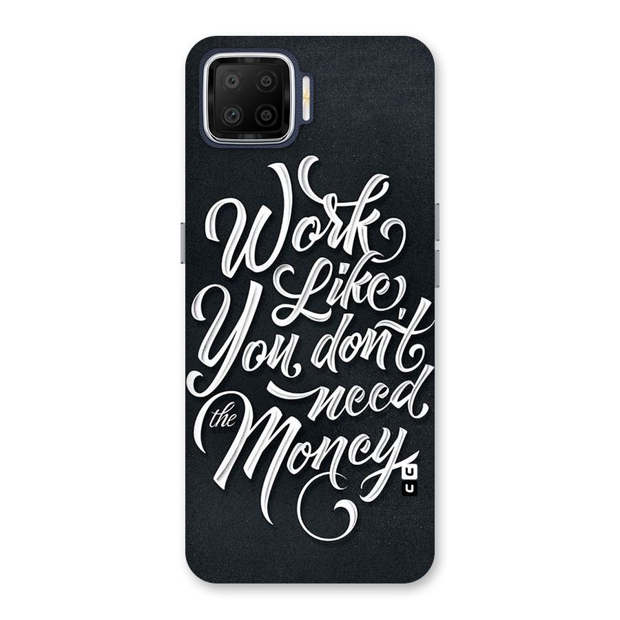 Work Like King Back Case for Oppo F17