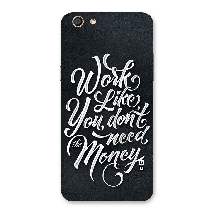 Work Like King Back Case for Oppo F3