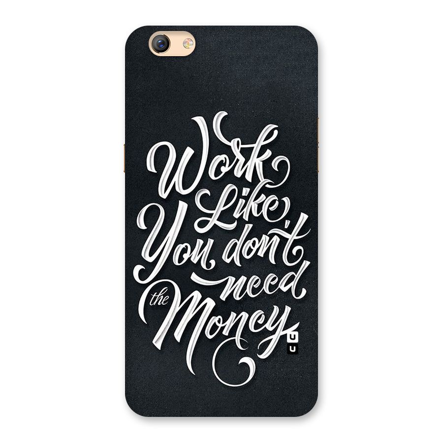 Work Like King Back Case for Oppo F3 Plus