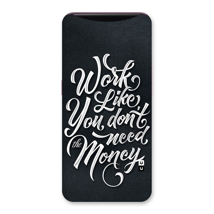 Work Like King Back Case for Oppo Find X