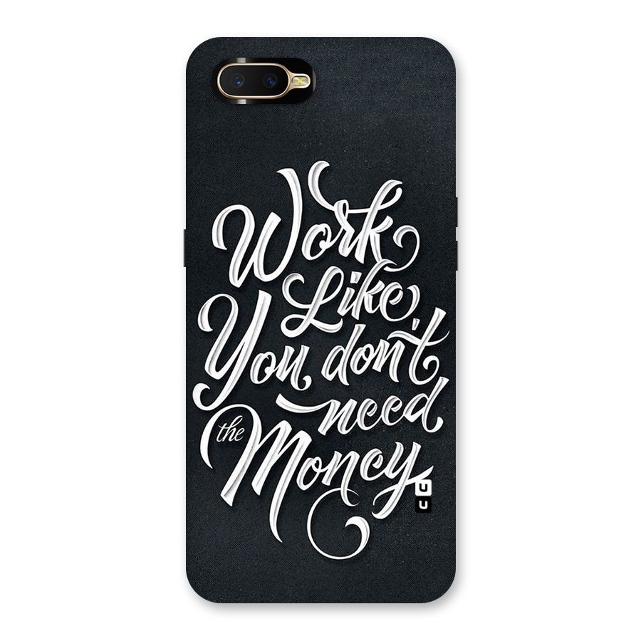 Work Like King Back Case for Oppo K1