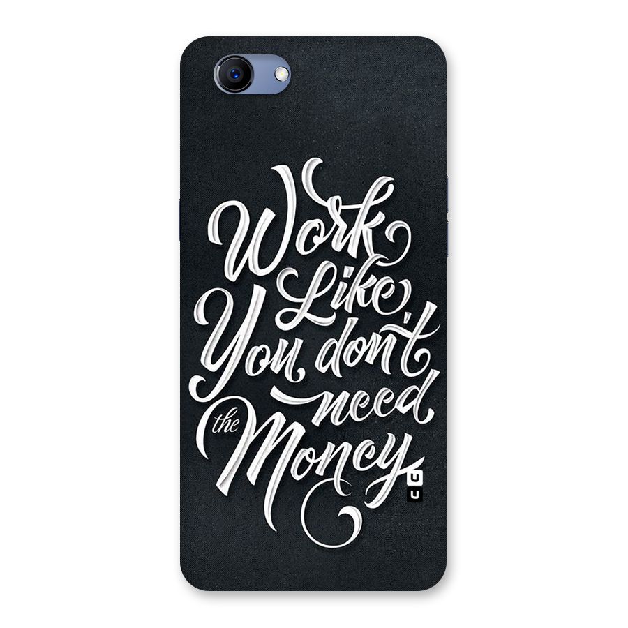 Work Like King Back Case for Oppo Realme 1