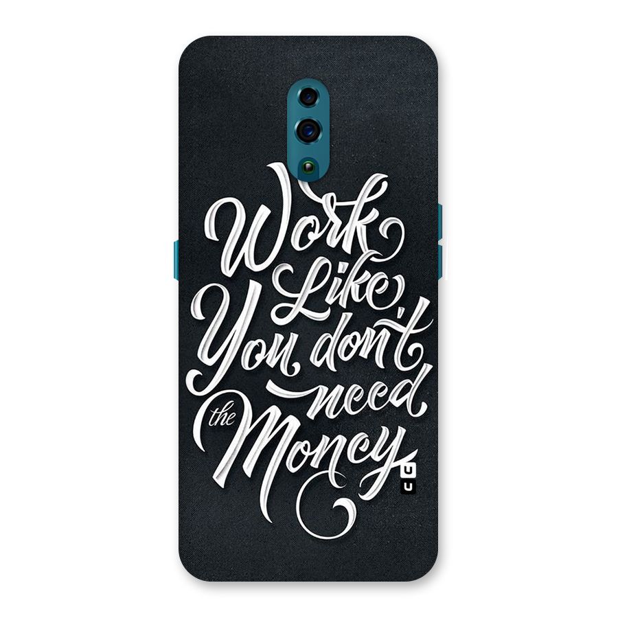 Work Like King Back Case for Oppo Reno