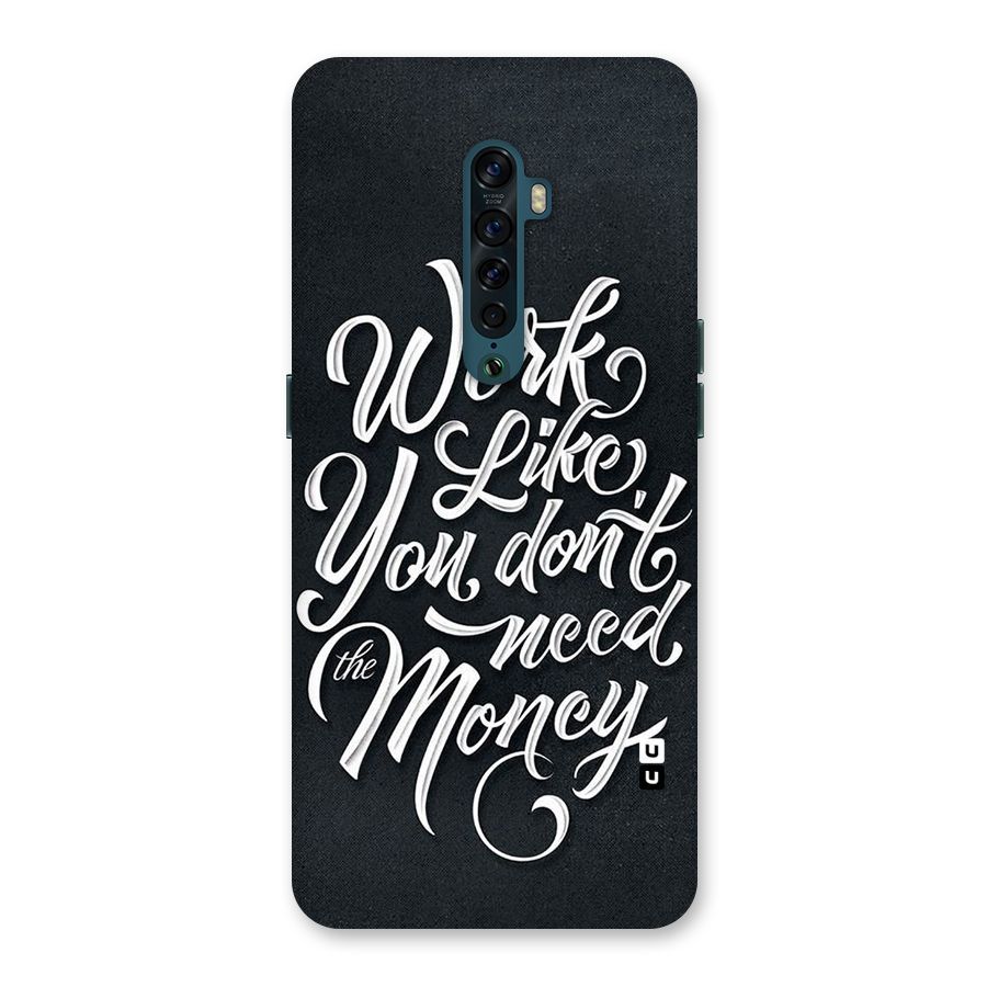Work Like King Back Case for Oppo Reno2