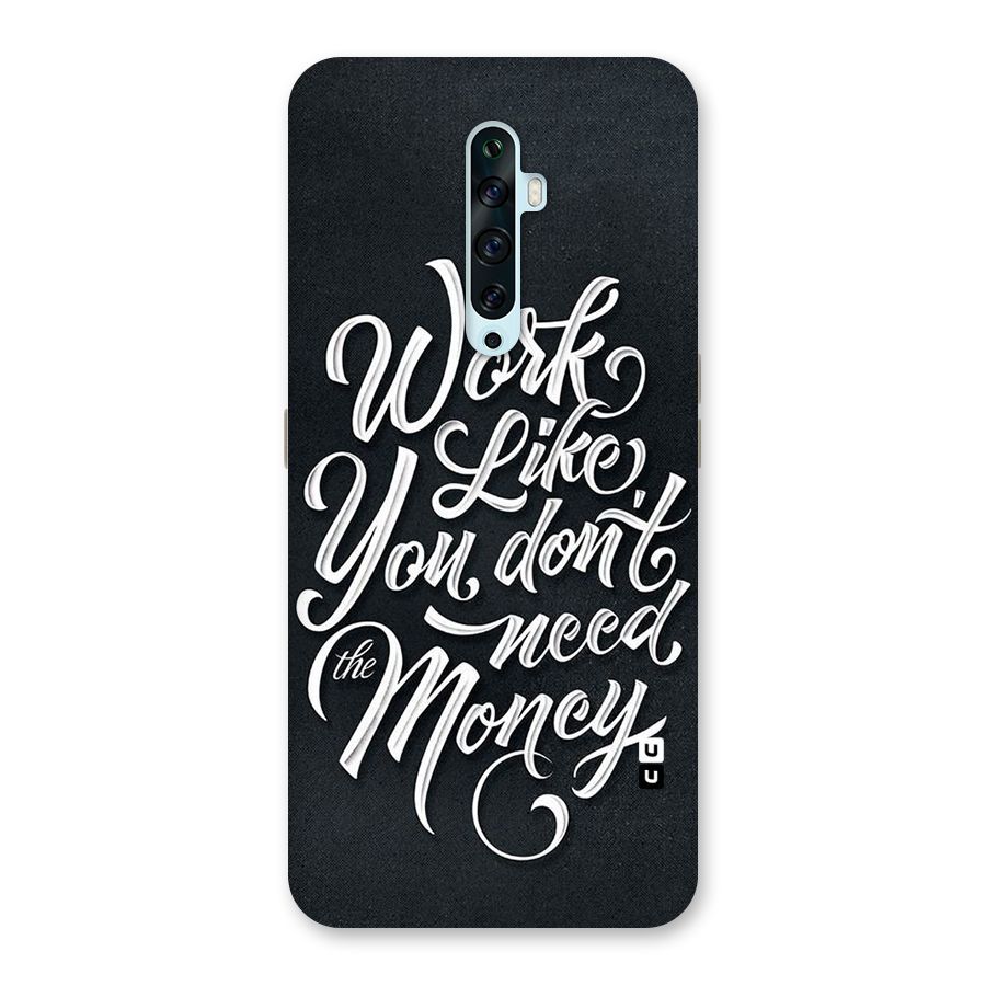 Work Like King Back Case for Oppo Reno2 F