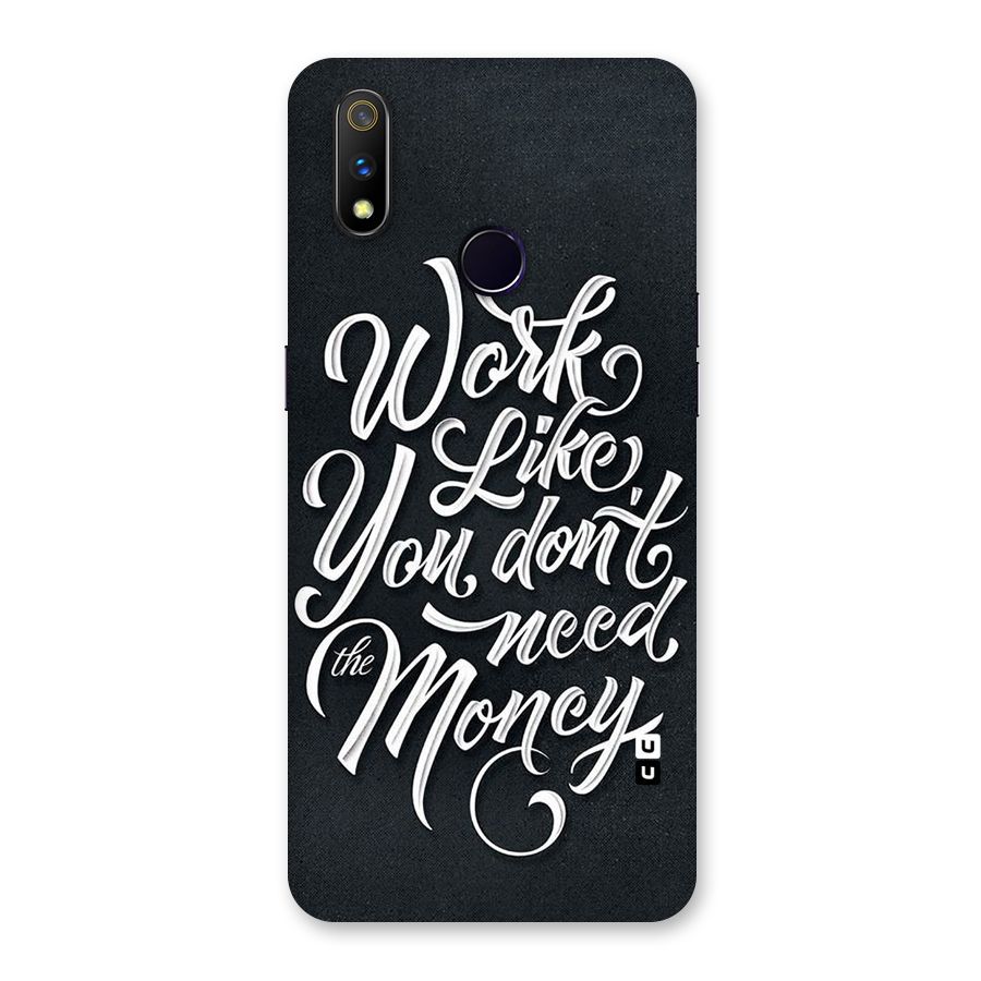 Work Like King Back Case for Realme 3 Pro
