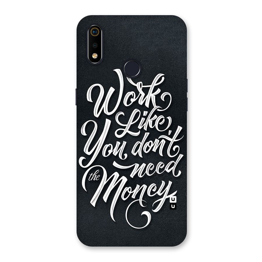 Work Like King Back Case for Realme 3i