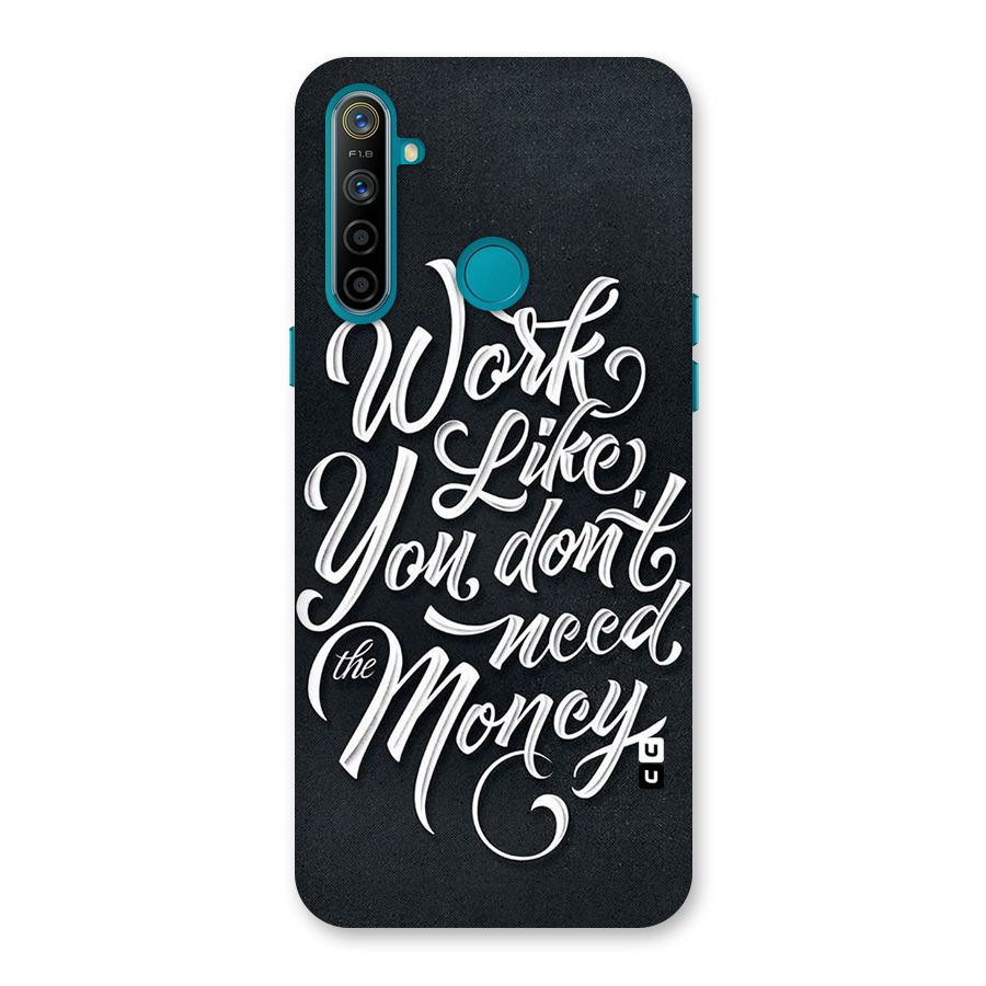 Work Like King Back Case for Realme 5i