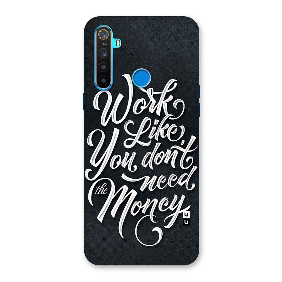 Work Like King Back Case for Realme 5s