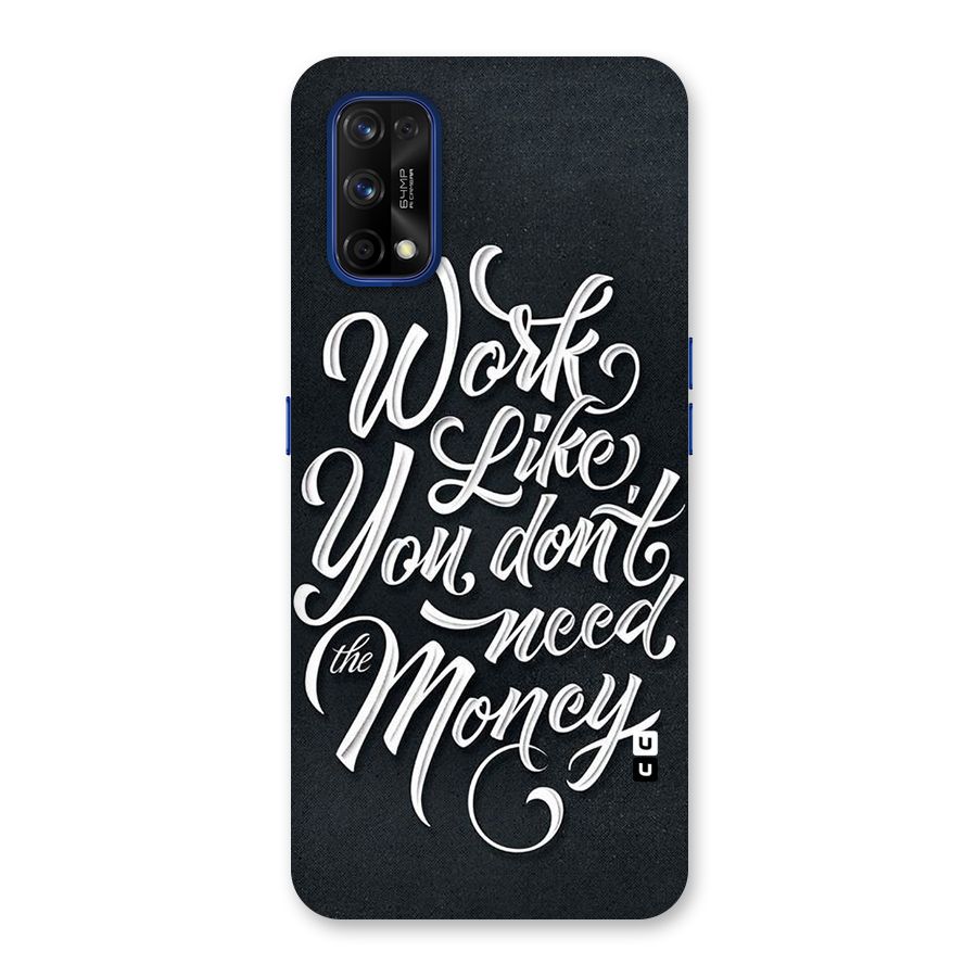 Work Like King Back Case for Realme 7 Pro