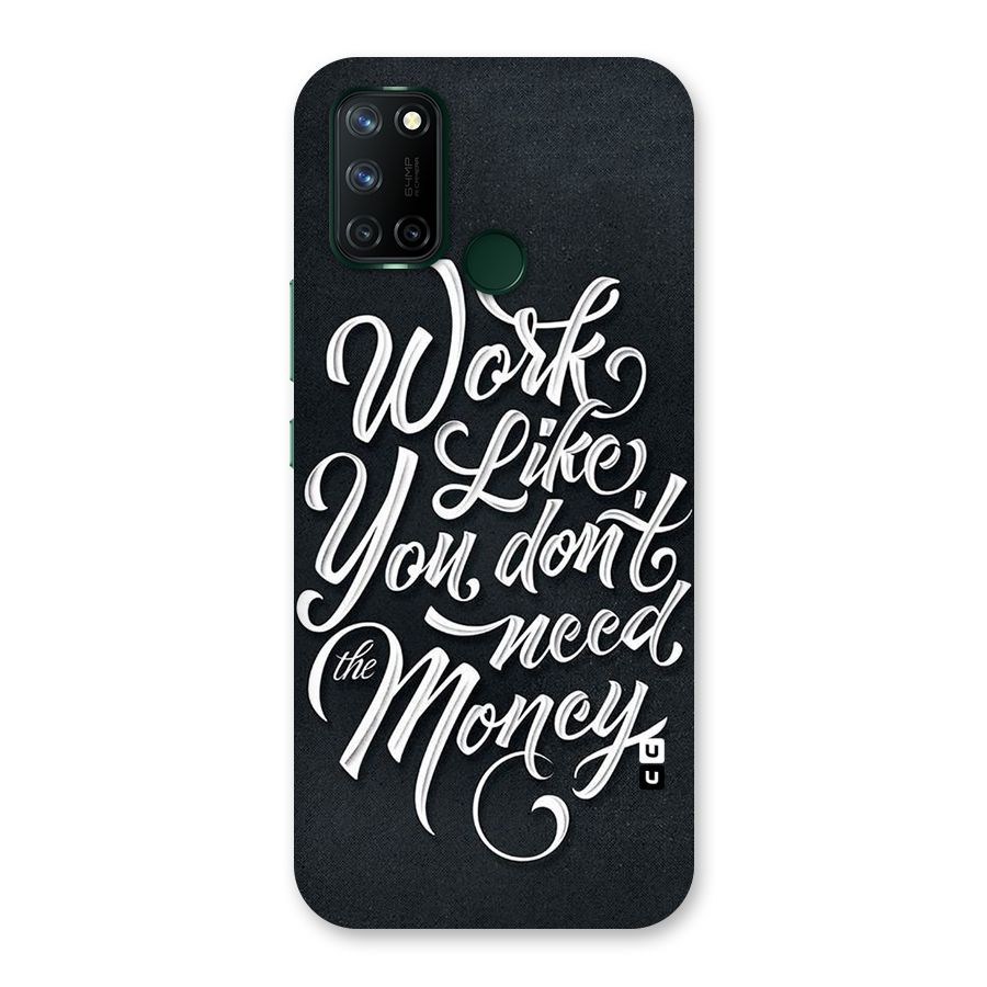 Work Like King Back Case for Realme 7i