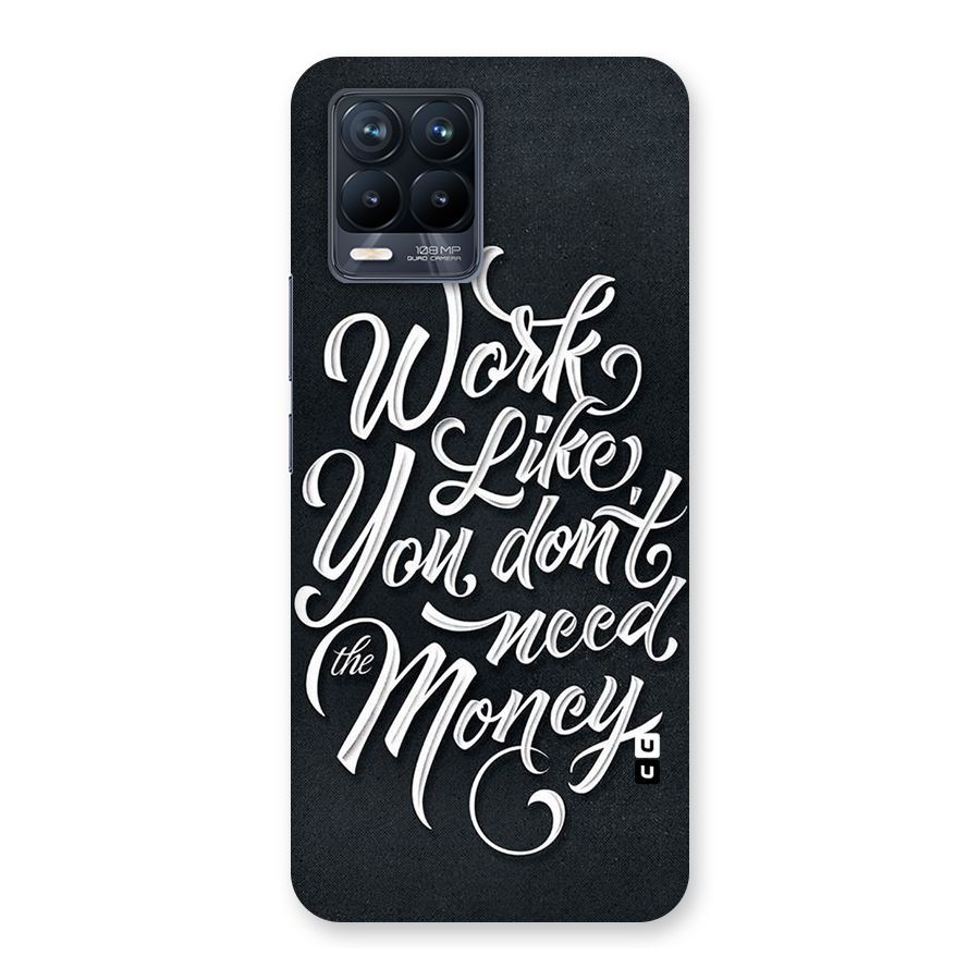 Work Like King Back Case for Realme 8 Pro
