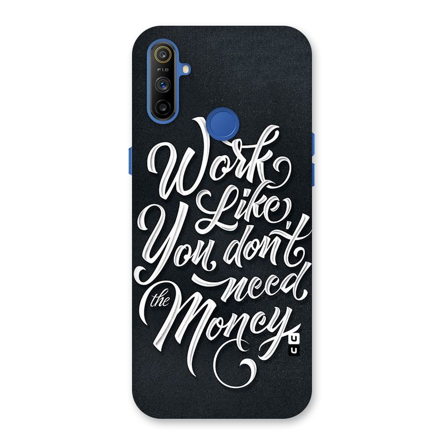 Work Like King Back Case for Realme Narzo 10A