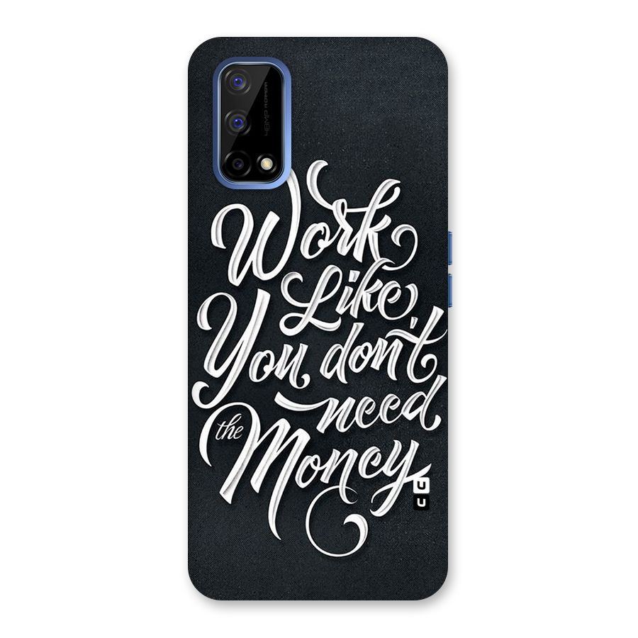 Work Like King Back Case for Realme Narzo 30 Pro