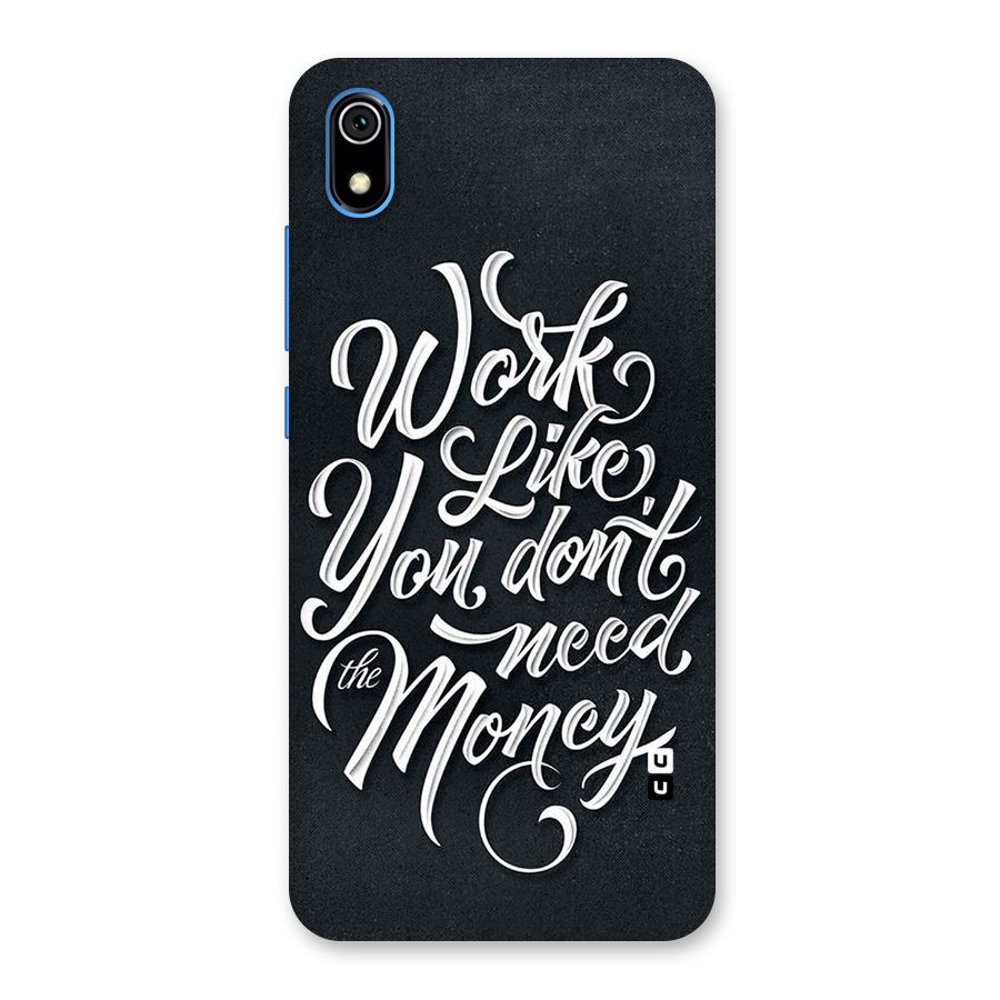 Work Like King Back Case for Redmi 7A