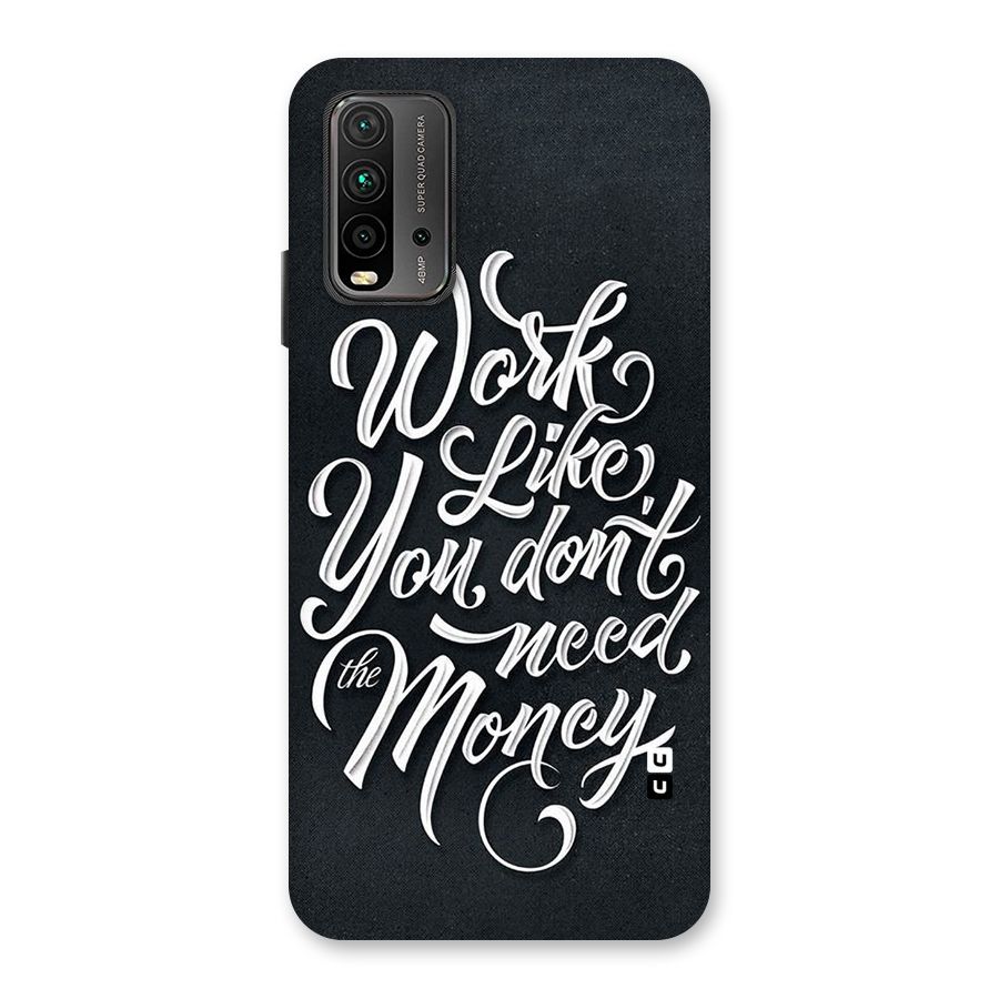 Work Like King Back Case for Redmi 9 Power