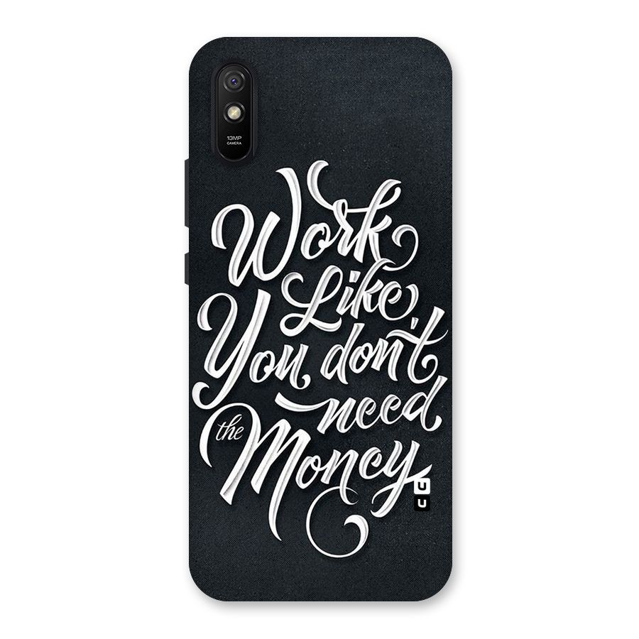 Work Like King Back Case for Redmi 9i