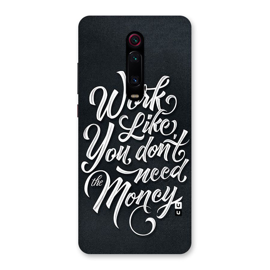 Work Like King Back Case for Redmi K20