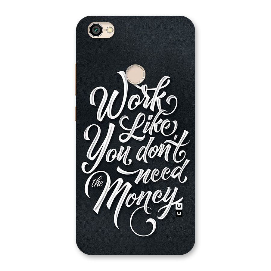 Work Like King Back Case for Redmi Y1 2017