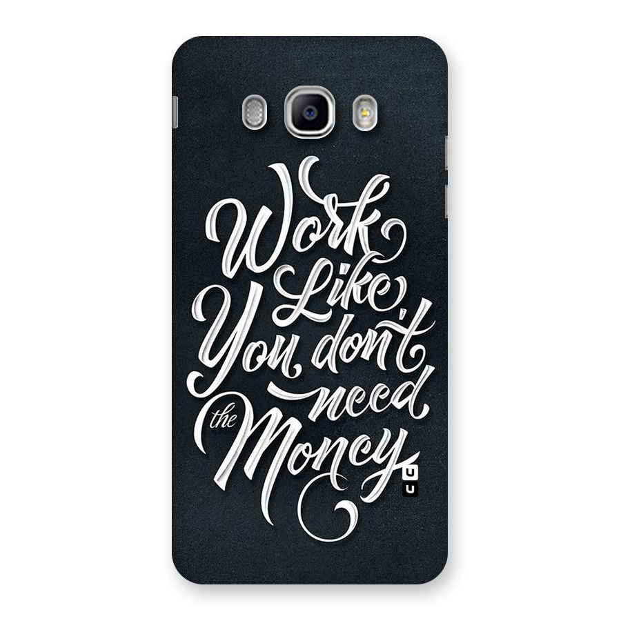 Work Like King Back Case for Samsung Galaxy J5 2016