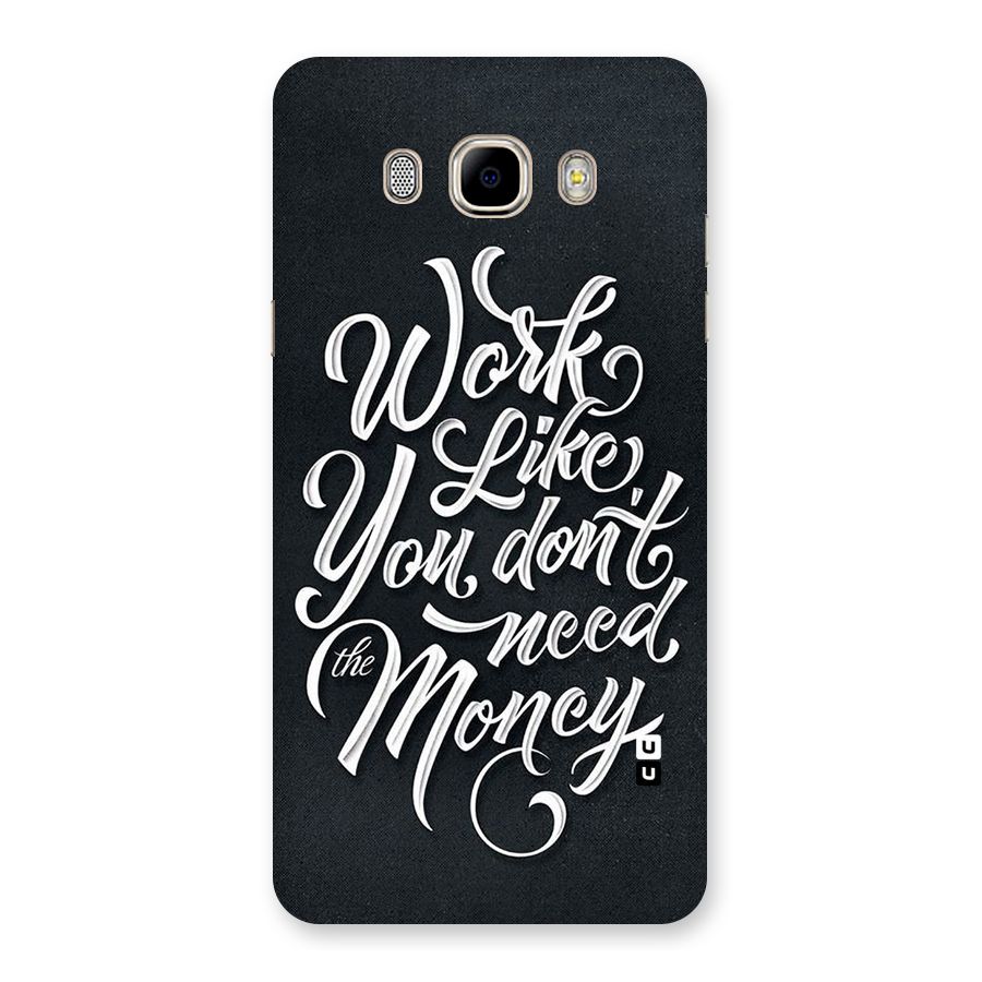 Work Like King Back Case for Samsung Galaxy J7 2016